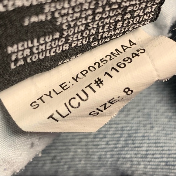 Women’s 8 KUT FROM THE KLOTH REESE Ankle Straight Leg Denim Striped Leg Jeans EC - Picture 5 of 15